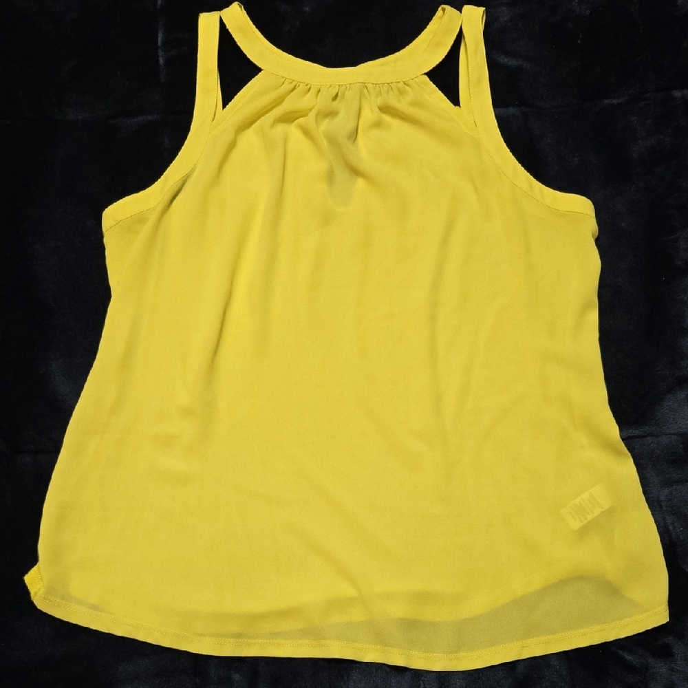 Express Yellow Tank Top with Racerback Style
